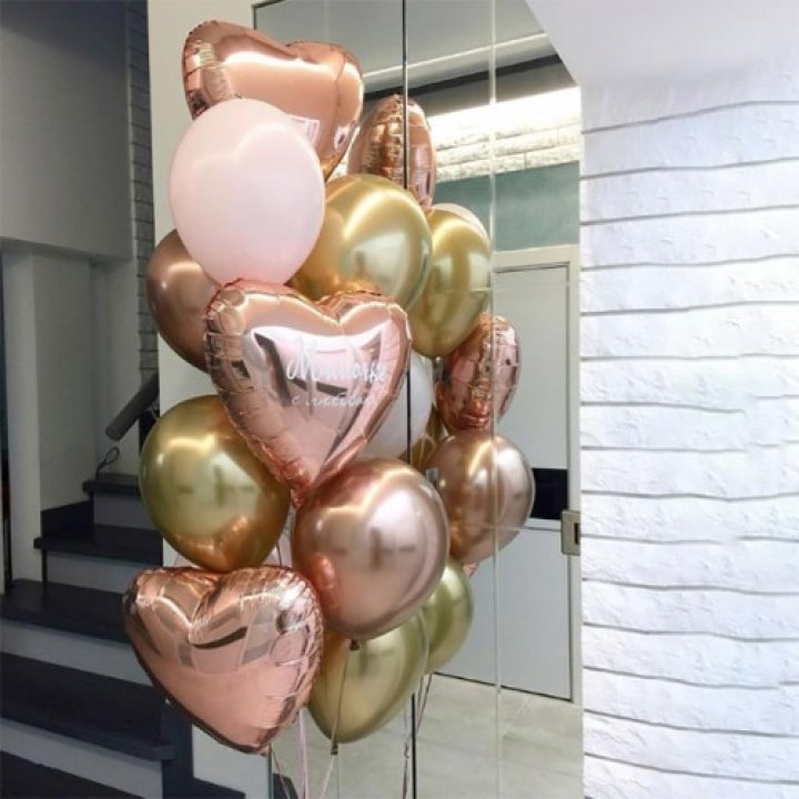 Фонтан шаров "От сердечка" в Новороссийске