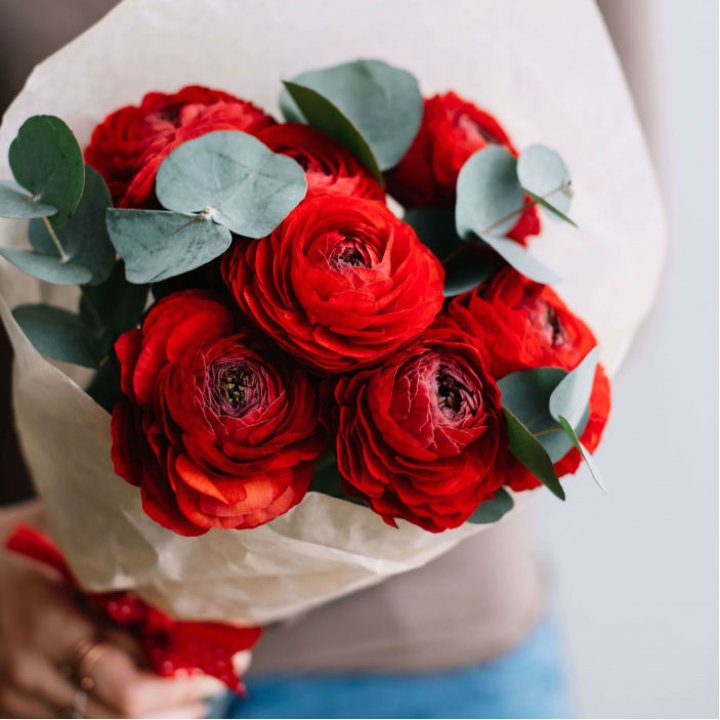 Букет ранункулюсов  в Новороссийске