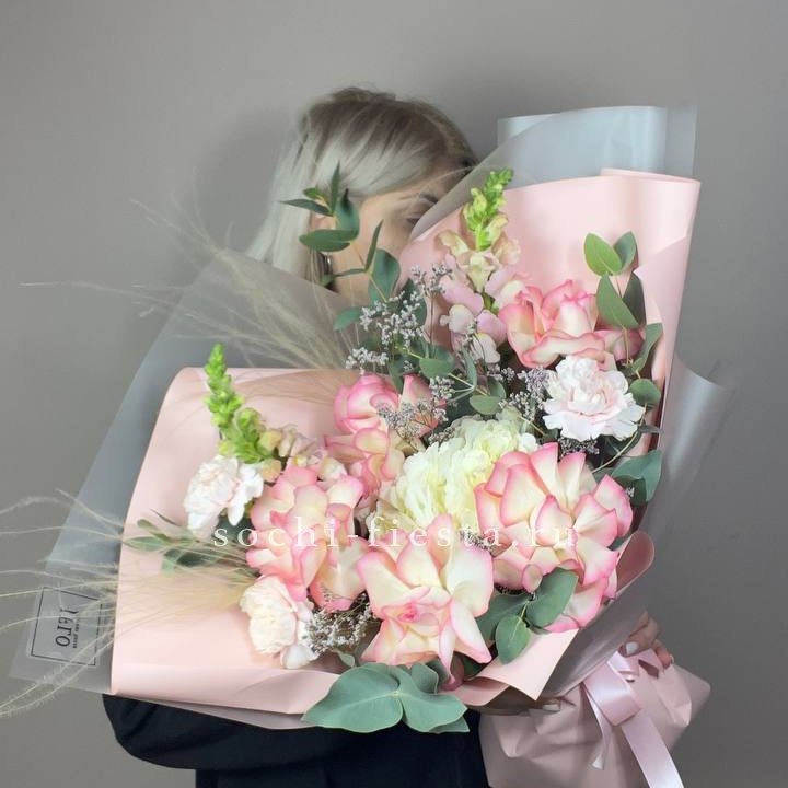  Букет  "Закат для неё" в Новороссийске