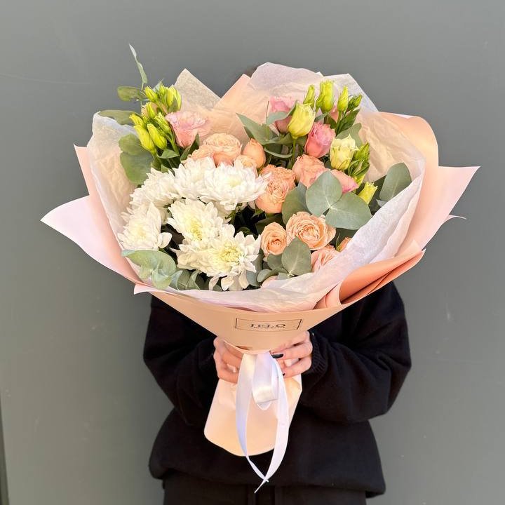 Букет "Персиковая нежность" в Новороссийске