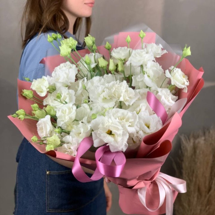 Букет эустом "Пудра" в Новороссийске