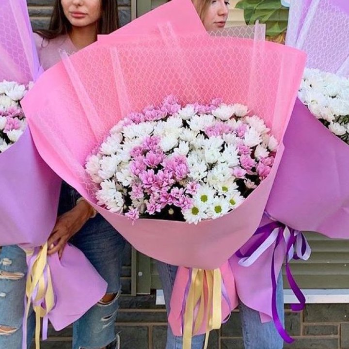 Букет хризантем №3 в Новороссийске