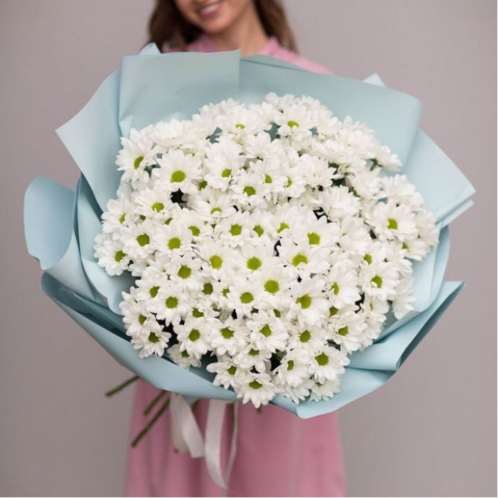  Букет хризантем "Бон-бон" в Новороссийске