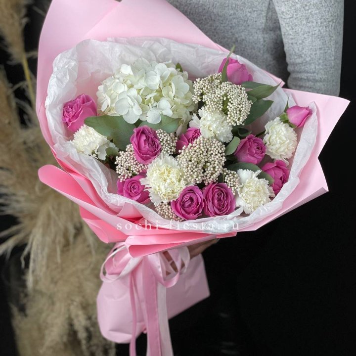 Букет с мисти бабблс №1 в Новороссийске