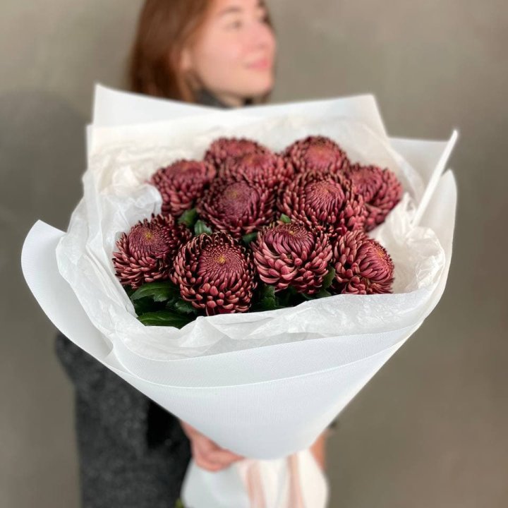 Букет хризантем "Касиопия" в Новороссийске