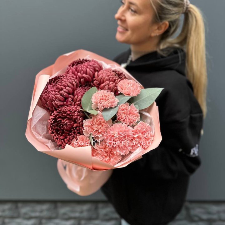 Дуо диантусы и бигуди в Новороссийске