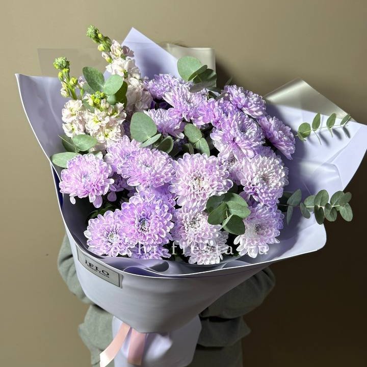 Дуо хризантема и маттиола в Новороссийске