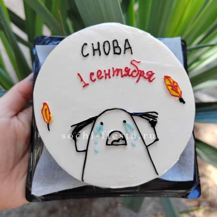 Бенто-торт "Не опять, а снова..." в Новороссийске