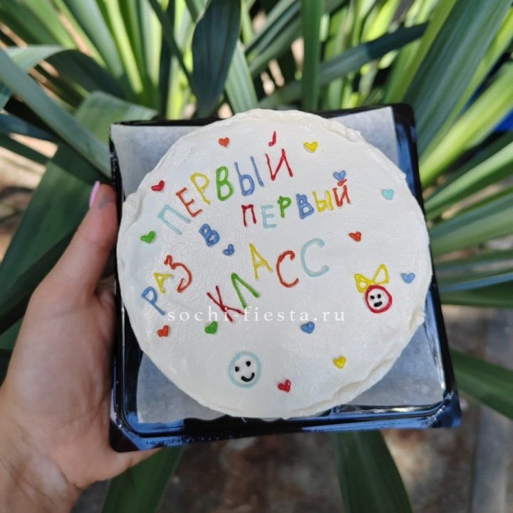 Бенто-торт "Первый раз в первый класс" в Новороссийске