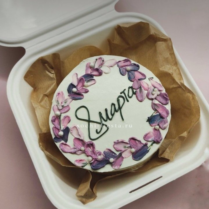 Бенто-торт "8 марта цветы"  в Новороссийске