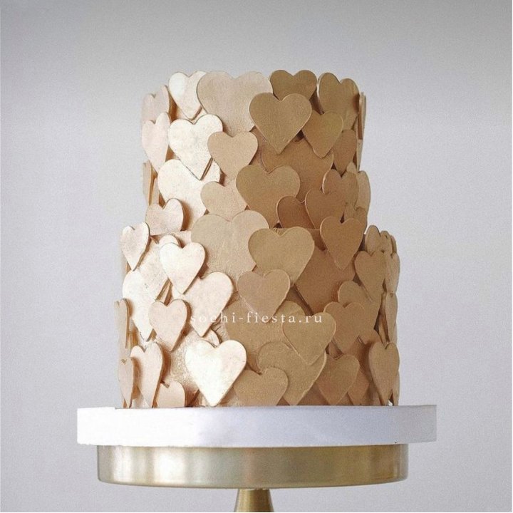 Торт "Hearts" gold в Новороссийске