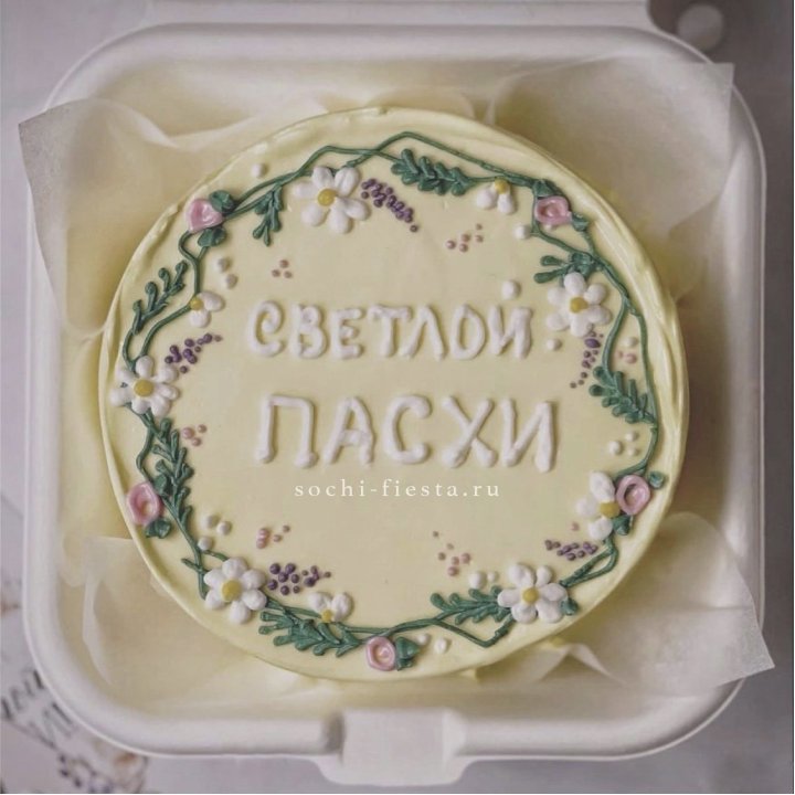 Бенто-торт "Светлой Пасхи" 2 в Новороссийске