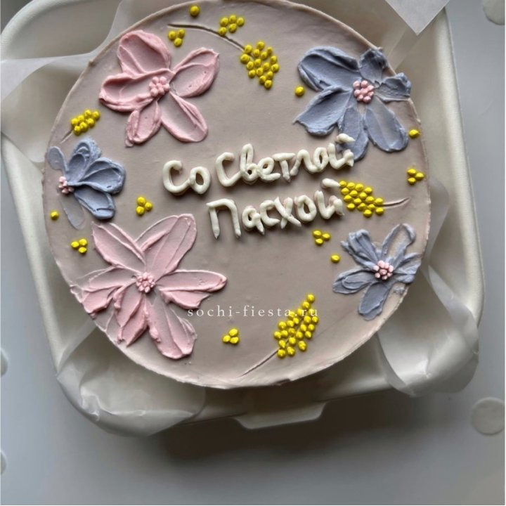 Бенто-торт "Светлой Пасхи" 3 в Новороссийске