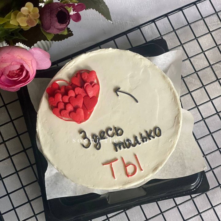 Бенто-торт "В моем сердце только ты"  в Новороссийске