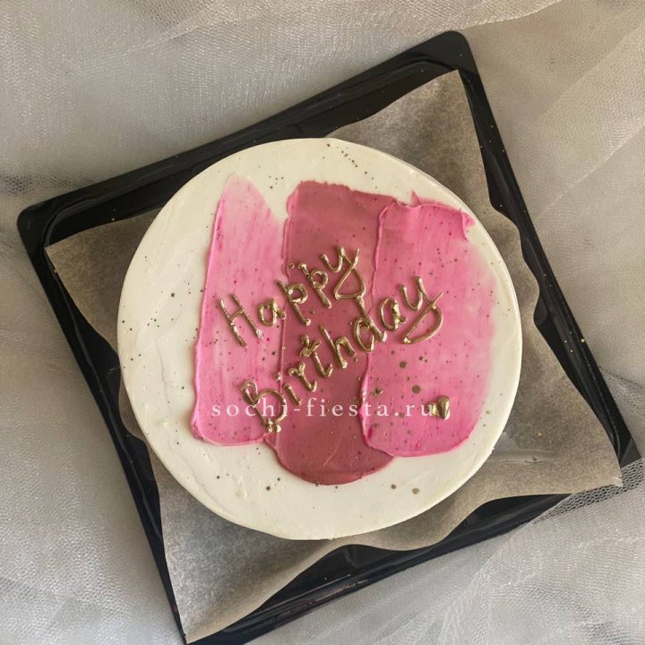 Бенто-торт "С днём рождения" пастель в Новороссийске
