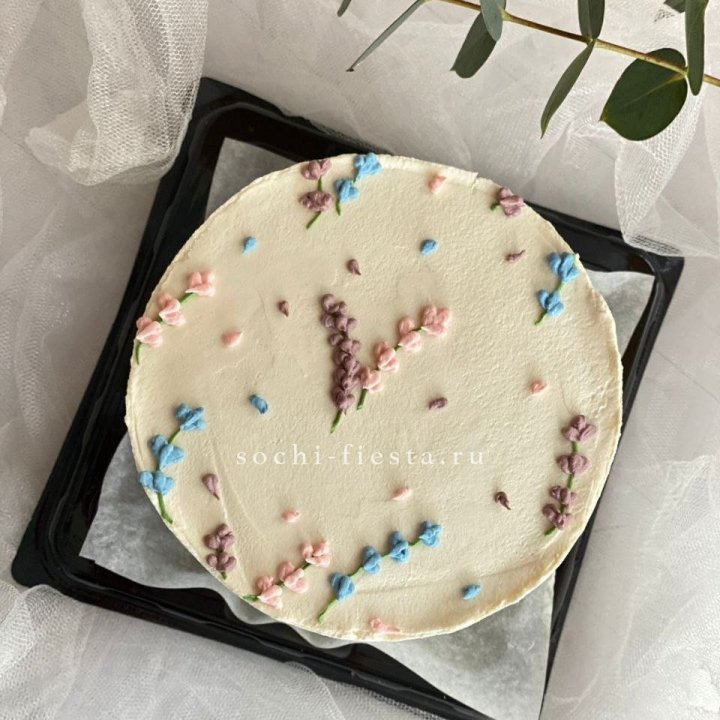 Бенто-торт "Лаванда" в Новороссийске