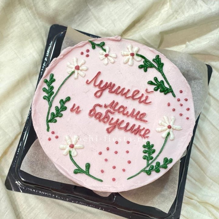 Бенто-торт "Лучшей маме и бабушке"  в Новороссийске