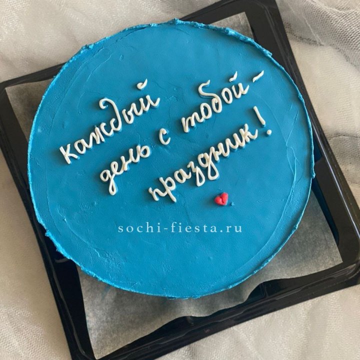 Бенто-торт "Каждый день с тобой праздник"  в Новороссийске