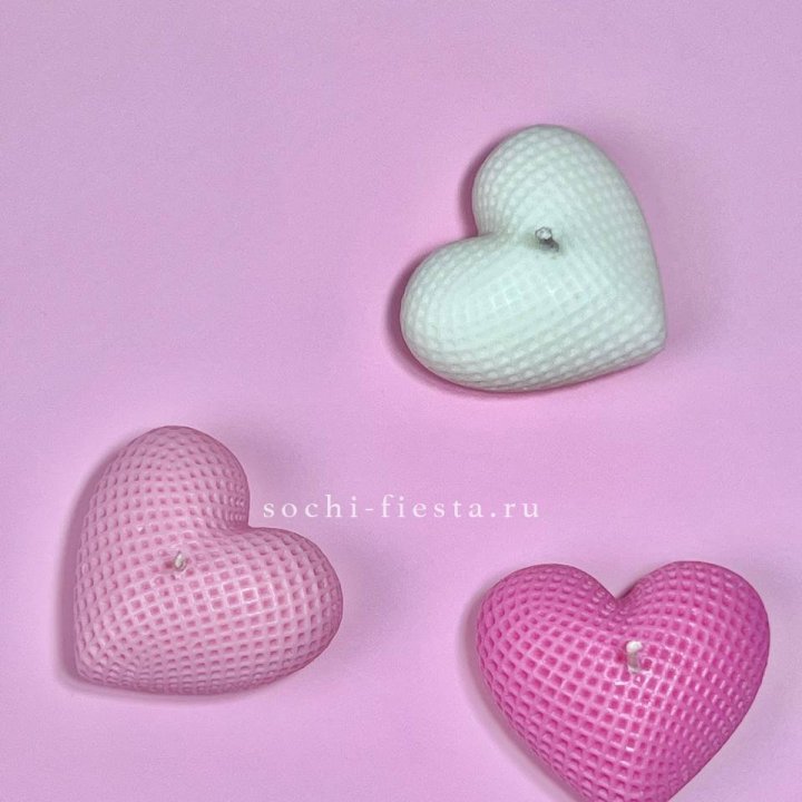 Набор свеч сердец в Новороссийске