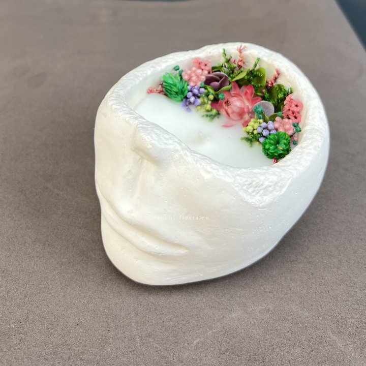 Свеча ароматическая в гипсе  в Новороссийске