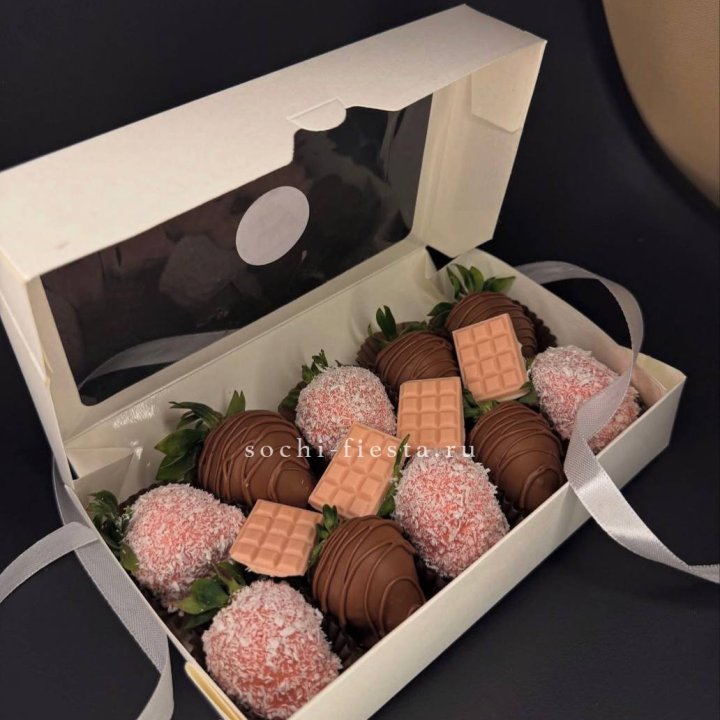 Клубника в шоколаде 10 ягод №2 в Новороссийске