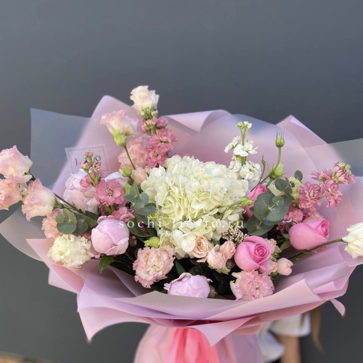 Дизайнерский букет "Фламинго" в Новороссийске