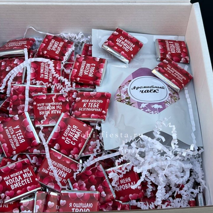 Набор Шоколад и Чай "101 причина любви" в Новороссийске
