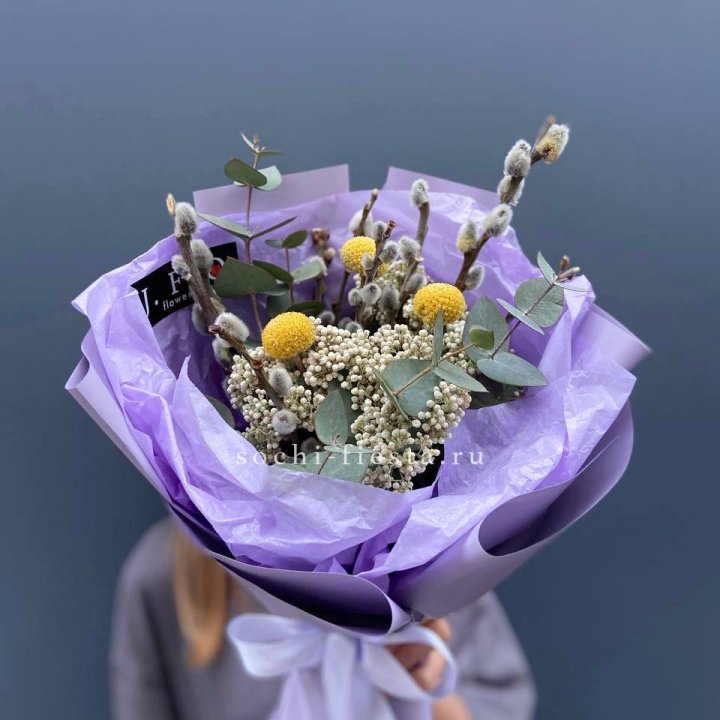 Букет с Вербой №1 в Новороссийске