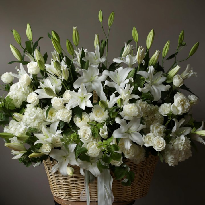 Цветочная корзина макси №3 в Новороссийске
