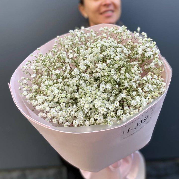 11 белых гипсофил в фоамиране в Новороссийске