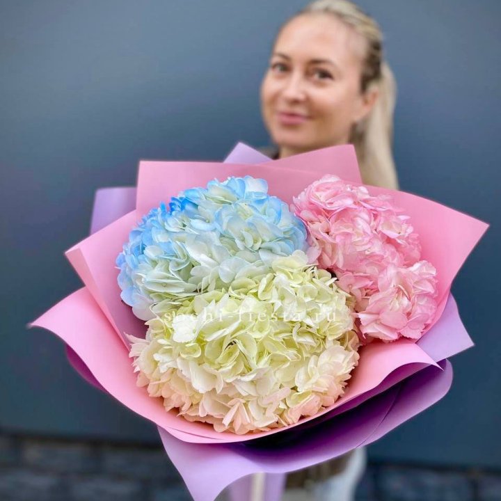 Букет гортензий "Тоника" в Новороссийске