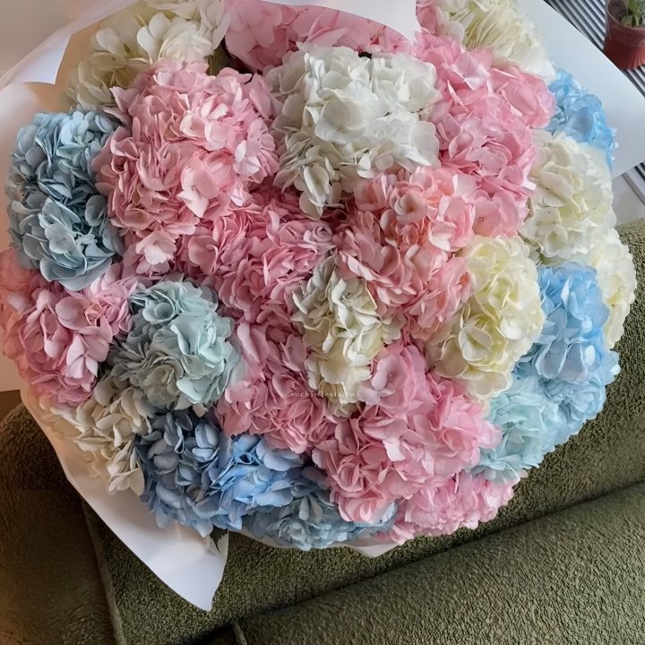 Букет гортензий микс в Новороссийске