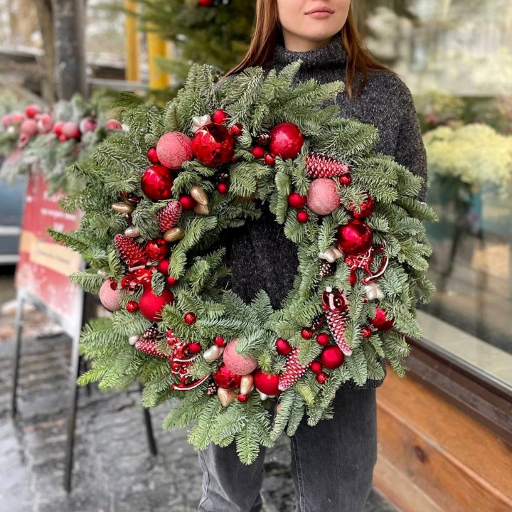 Рождественский венок  в Новороссийске