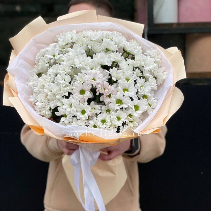  Букет хризантем в Новороссийске