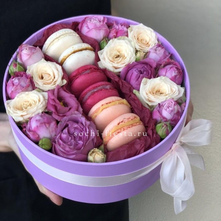 Цветочный бокс "Лаванди" в Новороссийске