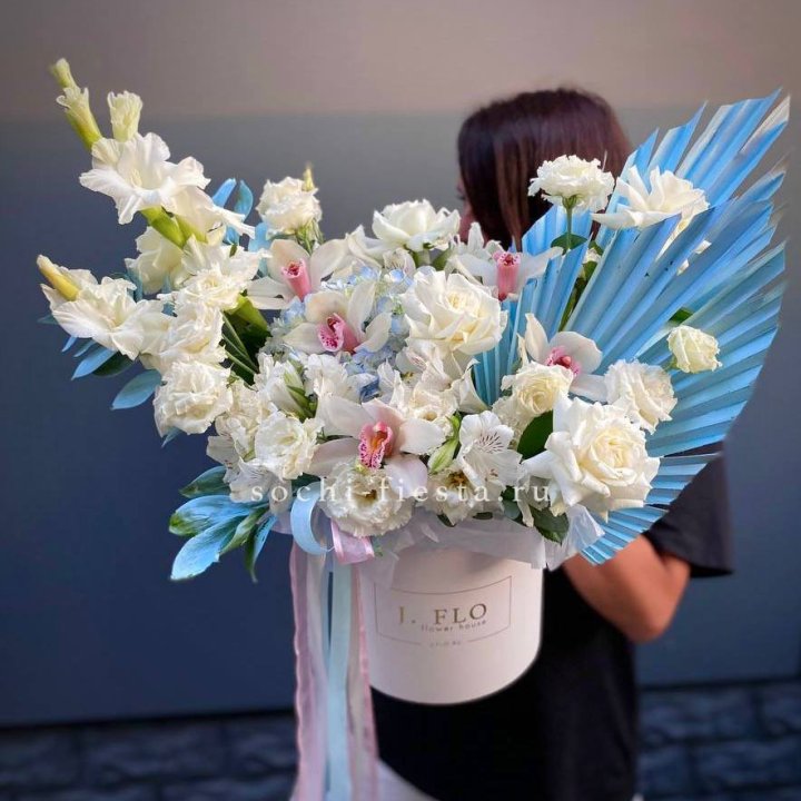 Цветочный бокс №3 в Новороссийске