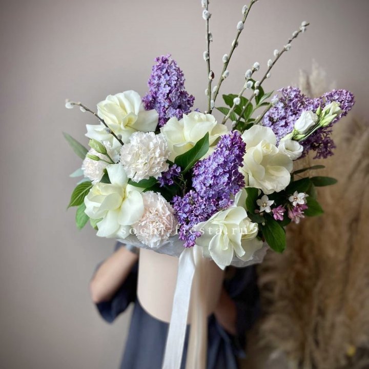 Цветочный бокс "Воскресенье" в Новороссийске