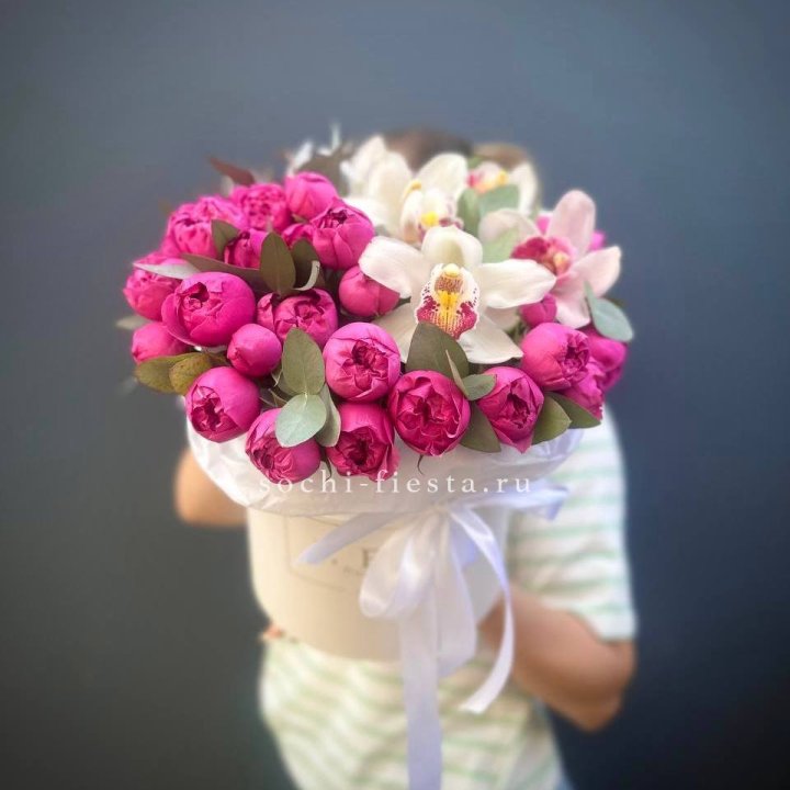 Бокс дуо мисти и орхидеи в Новороссийске