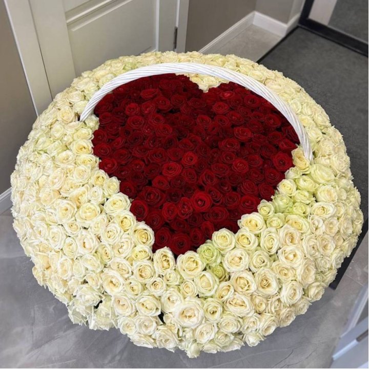 501 роза сердце в Новороссийске