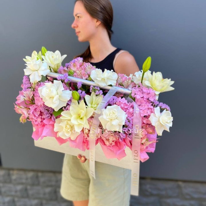 Большой бокс розовый в Новороссийске