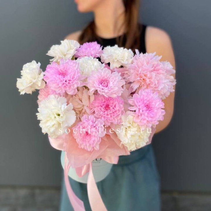 Коробка с цветами "Фиона" в Новороссийске