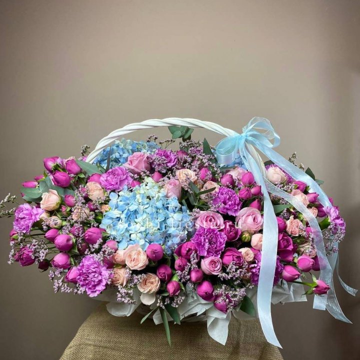 Авторская корзина "Лавандерия" в Новороссийске