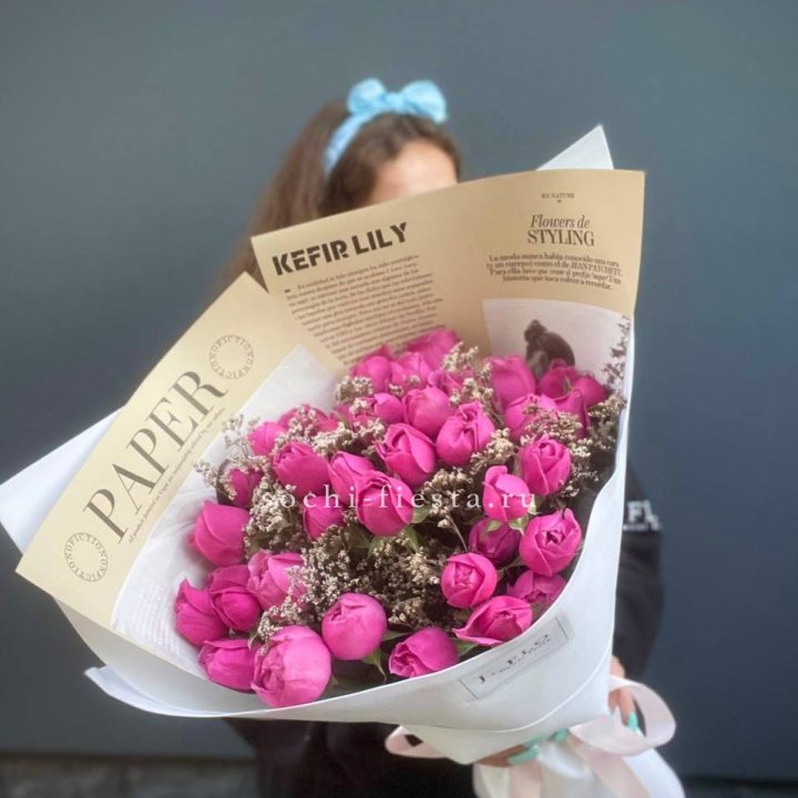 Пионовидные розы баблс №3 в Новороссийске