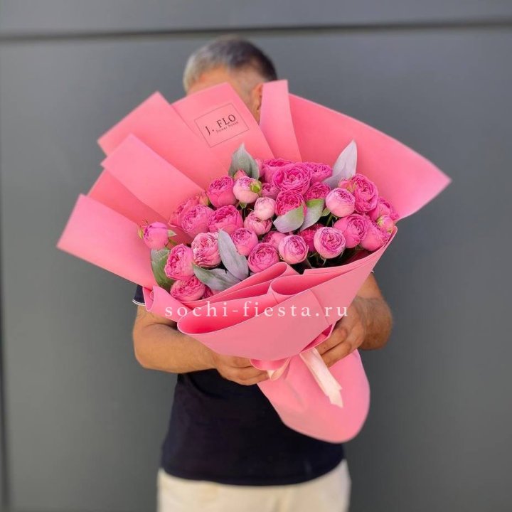 Пионовидные розы баблс №2 в Новороссийске