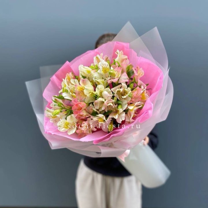 букет альстромерий "Черри" в Новороссийске