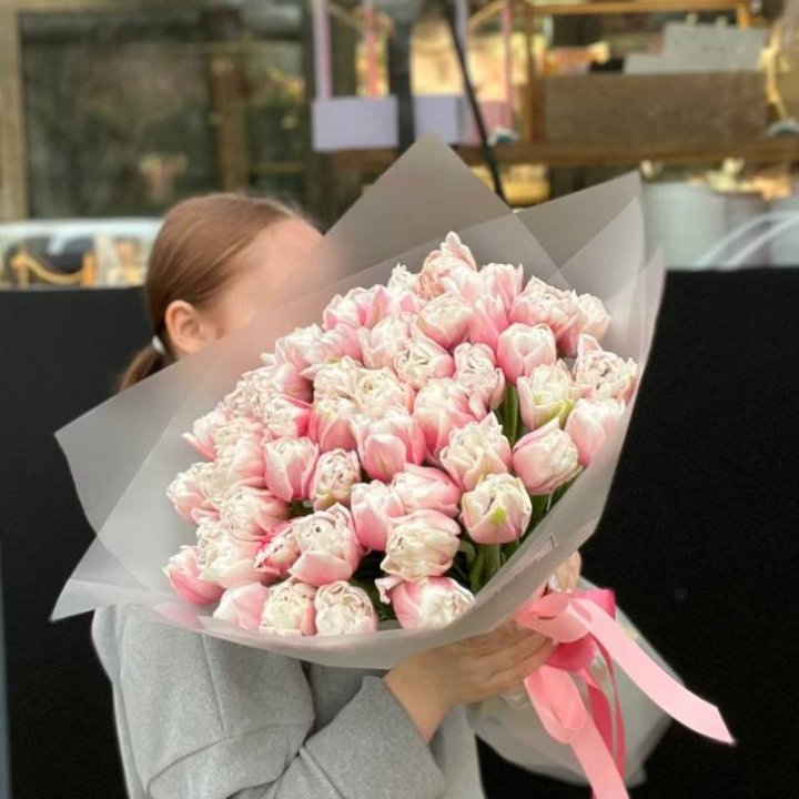 51 нежный тюльпан в Новороссийске
