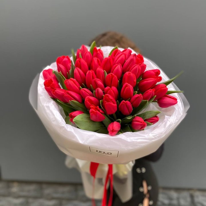 51 тюльпан "Любовь" в Новороссийске