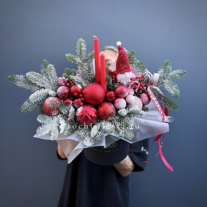 Композиция "Мери крисмас ред" в Новороссийске