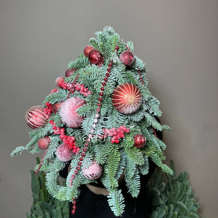 Ёлка красная в Новороссийске