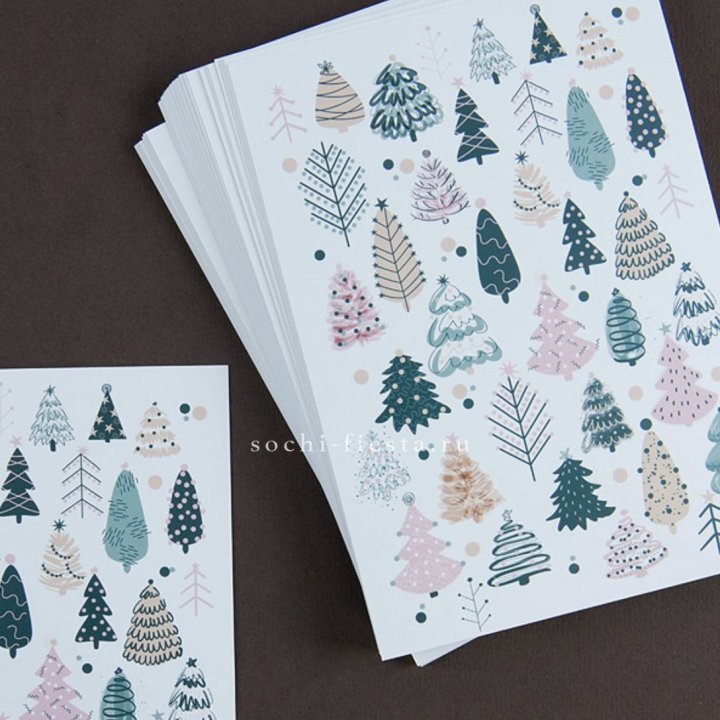 Открытка к букету "Елки" в Новороссийске